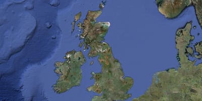 Carte du royaume-UNI de la météo